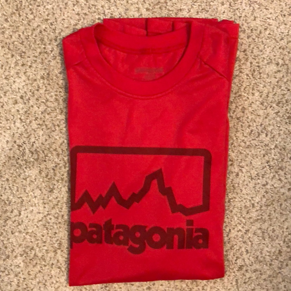 Patagonia dry wick t shirt